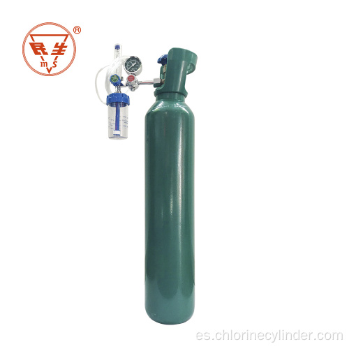 Hospital use high pressure Oxygen cylinders with Regulators Oxygen medical Regulator with humidifiers for PERU